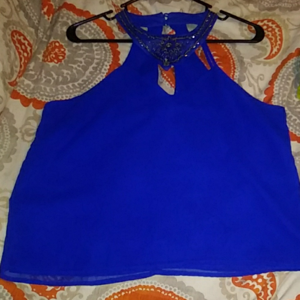 Beautiful Bright Blue Top